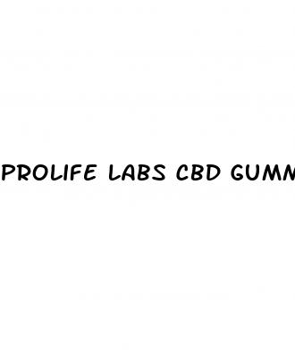 prolife labs cbd gummies