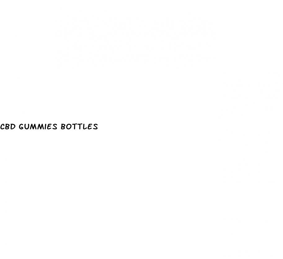 cbd gummies bottles