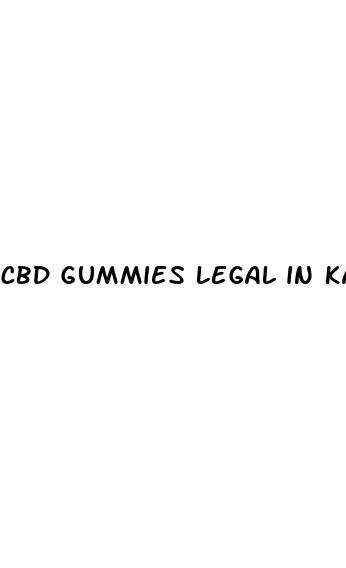 cbd gummies legal in kansas