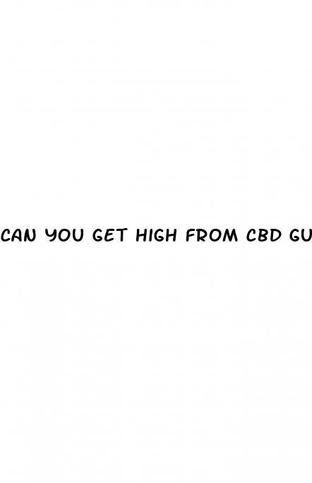 can you get high from cbd gummies