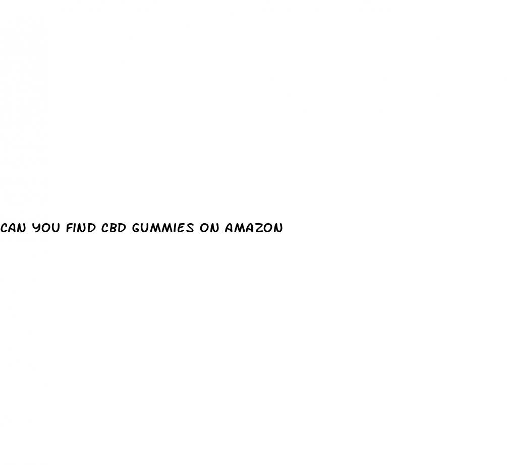 can you find cbd gummies on amazon