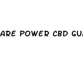 are power cbd gummies legit