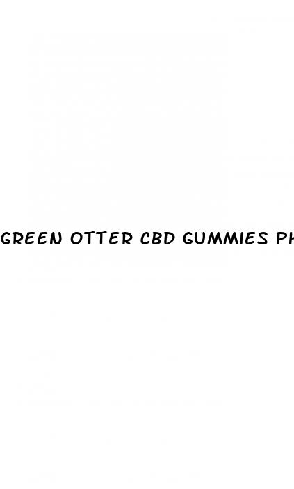 green otter cbd gummies phone number