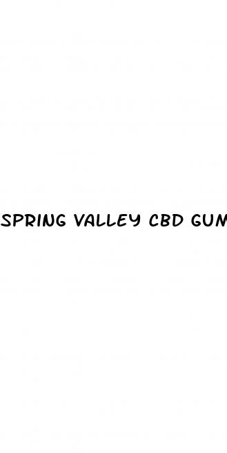 spring valley cbd gummies for sale