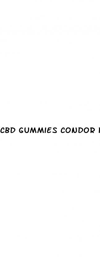 cbd gummies condor para que sirve