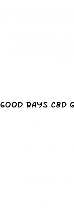 good rays cbd gummies