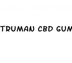 truman cbd gummies for ed
