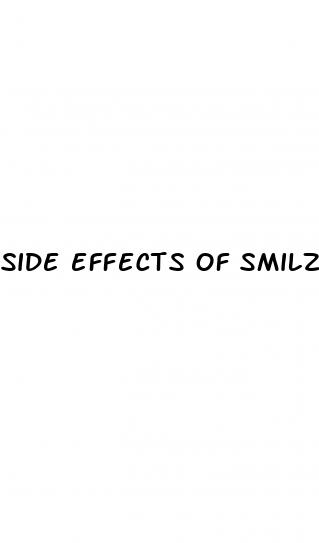 side effects of smilz cbd gummies