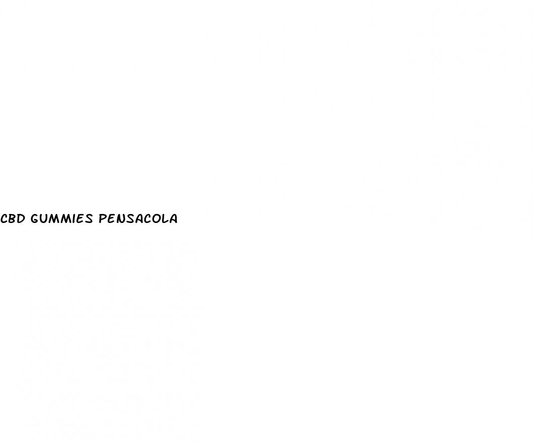 cbd gummies pensacola