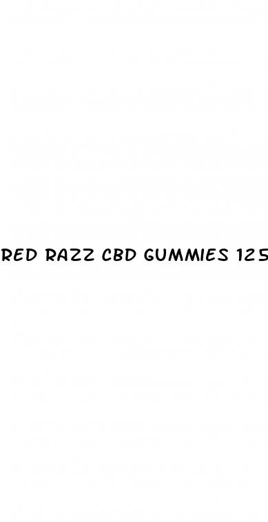 red razz cbd gummies 125mg
