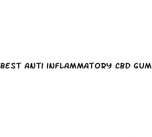 best anti inflammatory cbd gummies