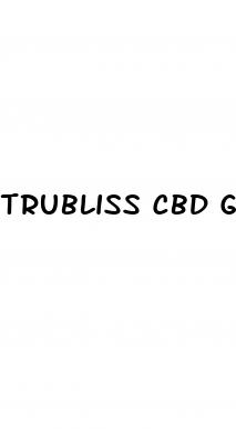 trubliss cbd gummies ingredients