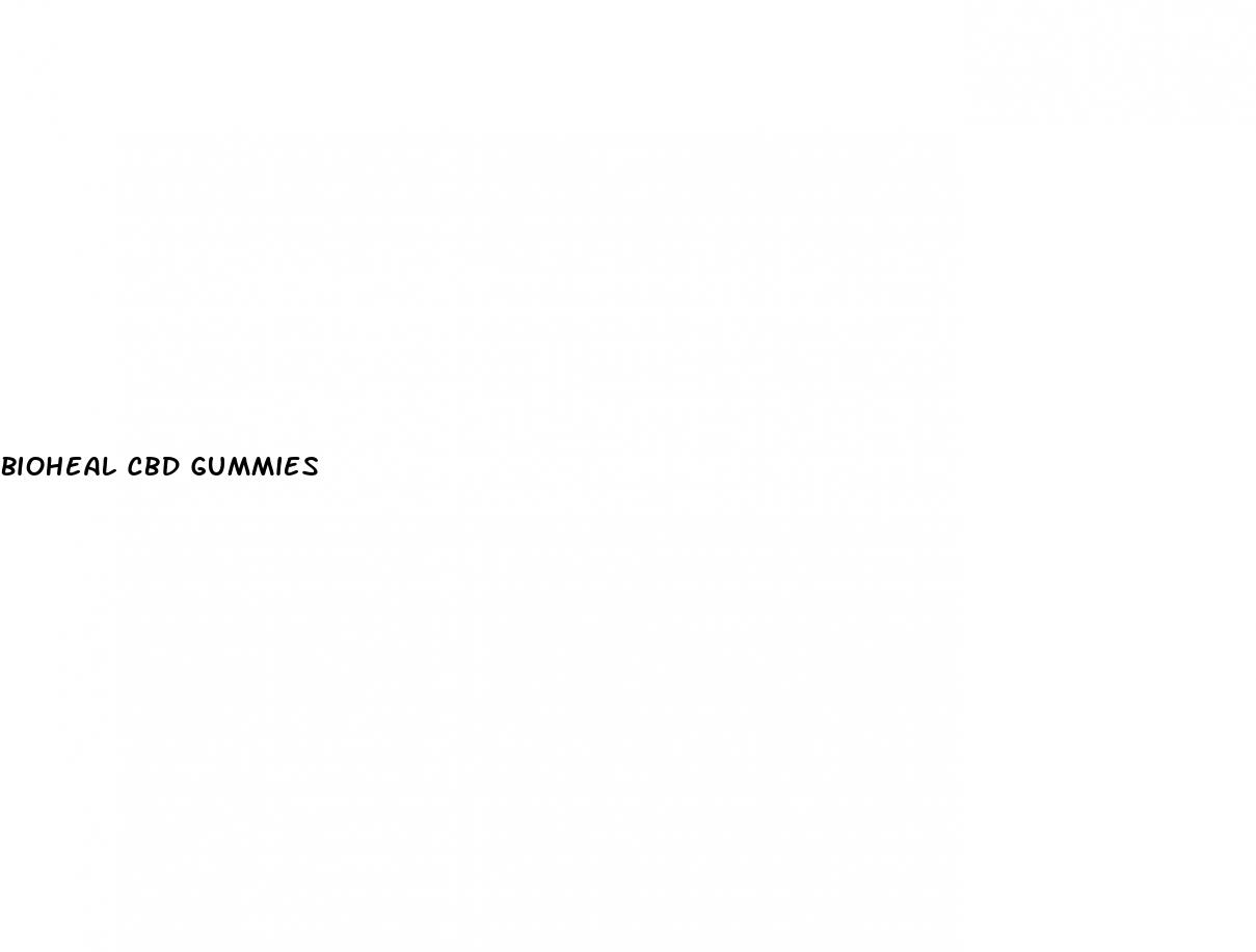bioheal cbd gummies