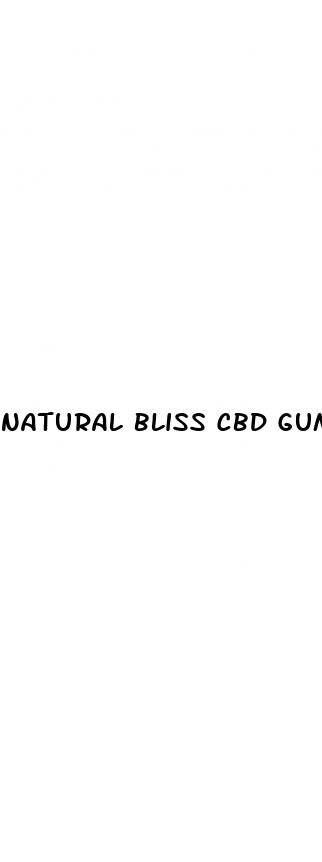 natural bliss cbd gummies scam