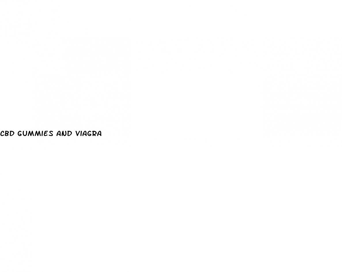 cbd gummies and viagra