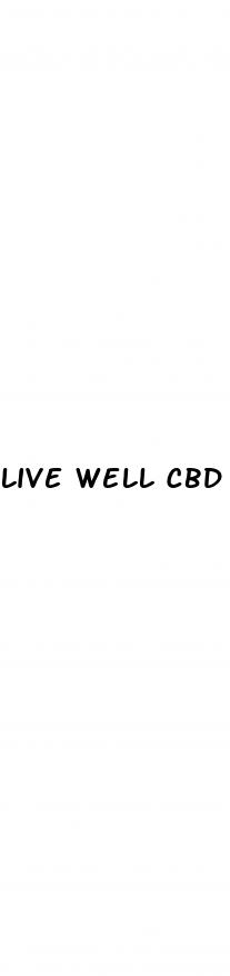 live well cbd gummies cost