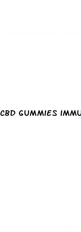 cbd gummies immune system