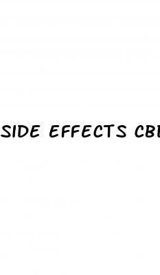 side effects cbd gummies for for pain