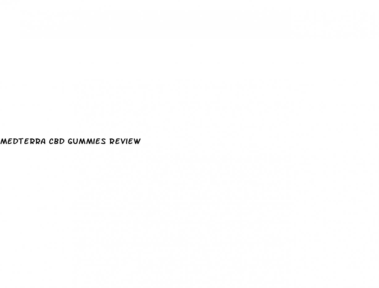 medterra cbd gummies review