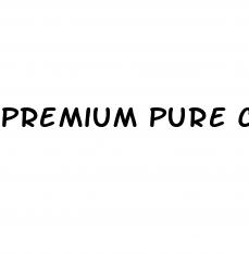 premium pure cbd gummies