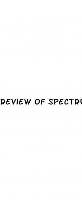 review of spectrum cbd gummies