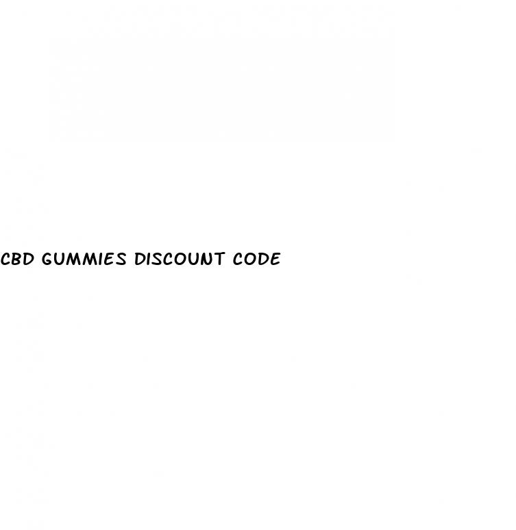 cbd gummies discount code