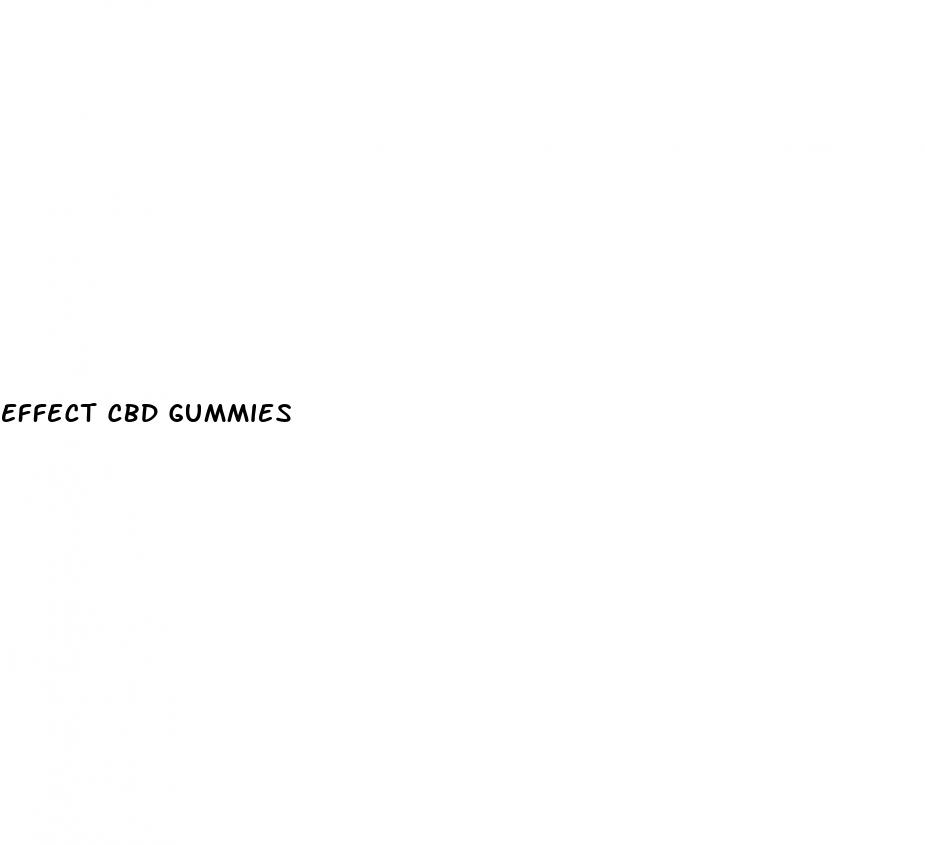 effect cbd gummies