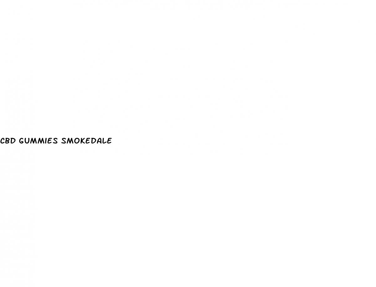 cbd gummies smokedale