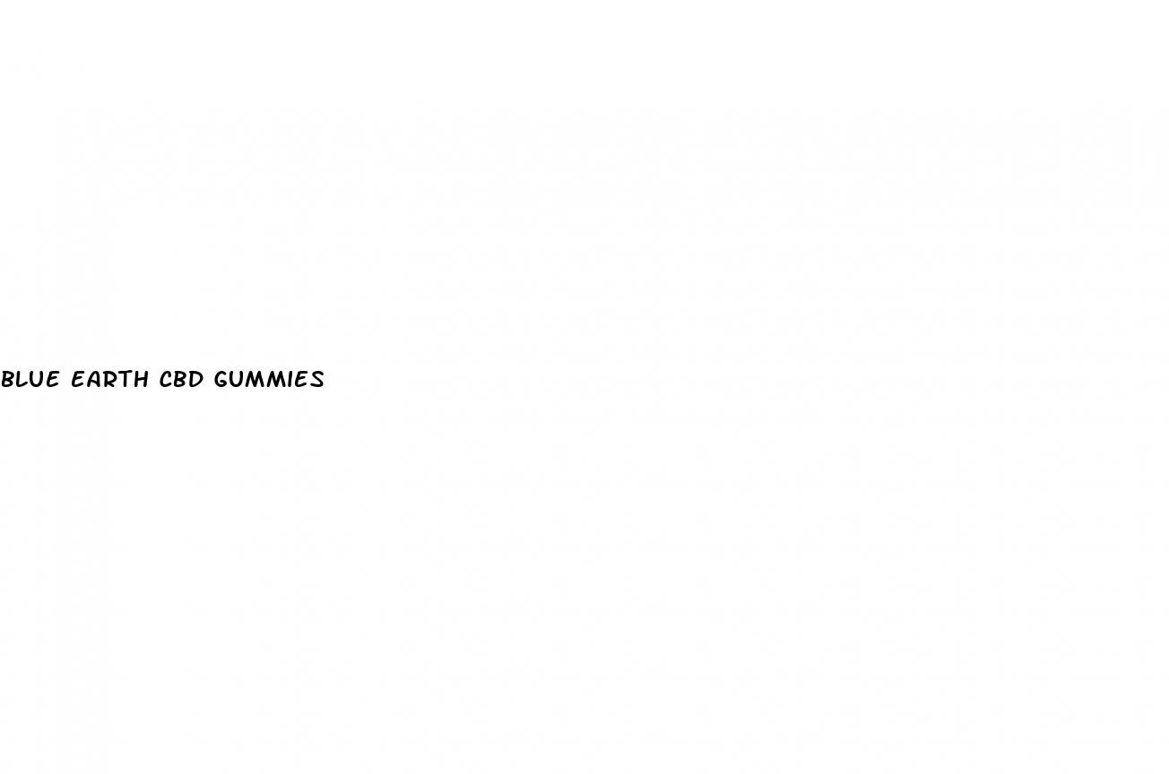 blue earth cbd gummies