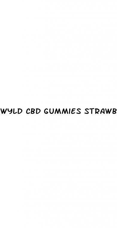 wyld cbd gummies strawberry