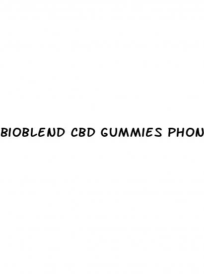 bioblend cbd gummies phone number