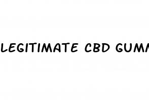 legitimate cbd gummies