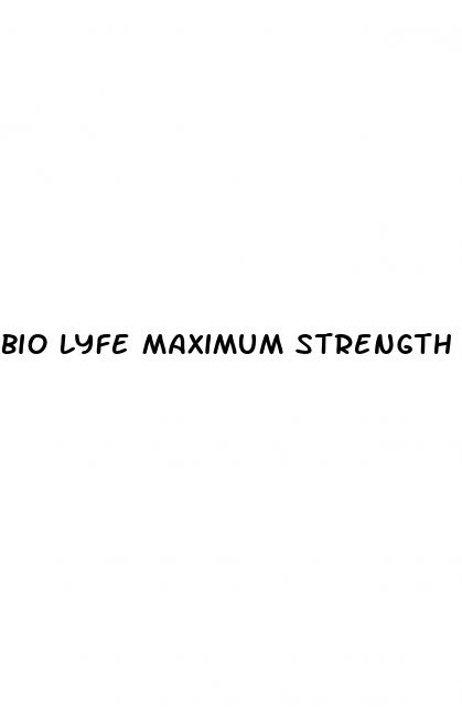 bio lyfe maximum strength cbd gummies