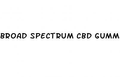 broad spectrum cbd gummies soar