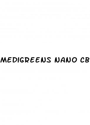 medigreens nano cbd gummies