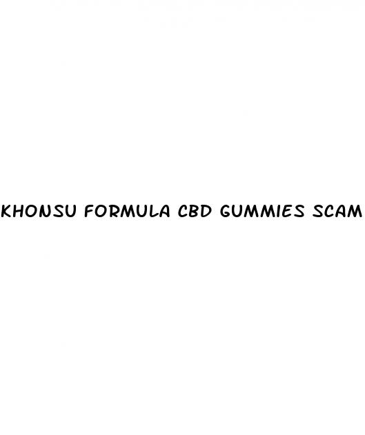 khonsu formula cbd gummies scam
