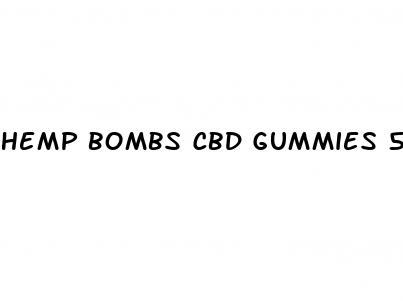 hemp bombs cbd gummies 5 max strength gummies