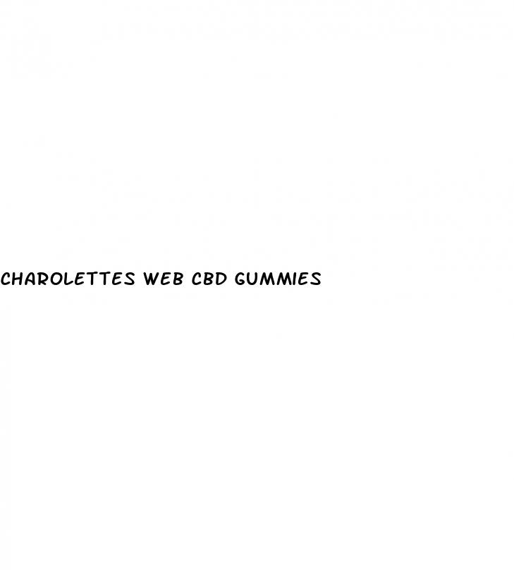 charolettes web cbd gummies