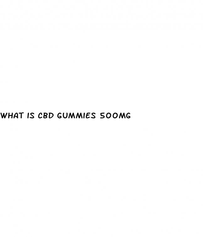 what is cbd gummies 500mg