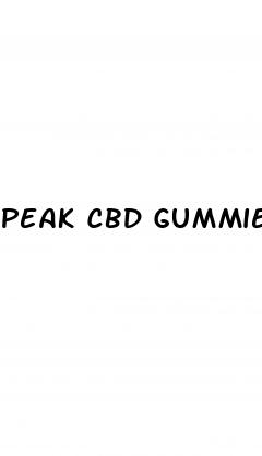 peak cbd gummies nearby