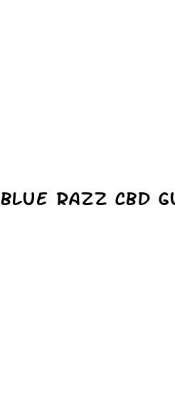 blue razz cbd gummies