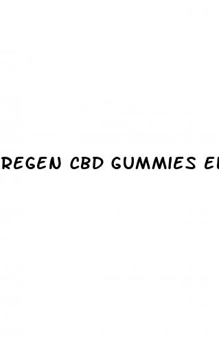 regen cbd gummies elon musk