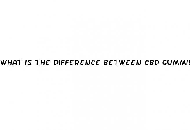 what is the difference between cbd gummies and hemp gummies