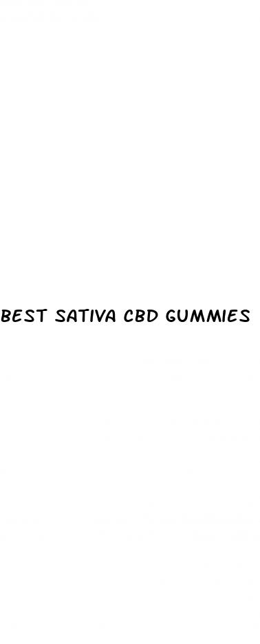 best sativa cbd gummies