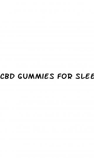 cbd gummies for sleep and relaxation