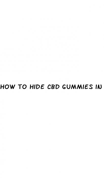 how to hide cbd gummies in luggage