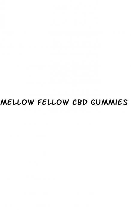mellow fellow cbd gummies