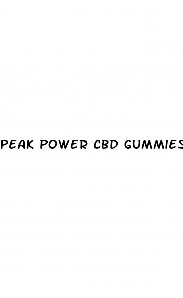peak power cbd gummies review