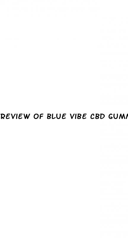 review of blue vibe cbd gummies