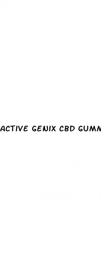 active genix cbd gummies